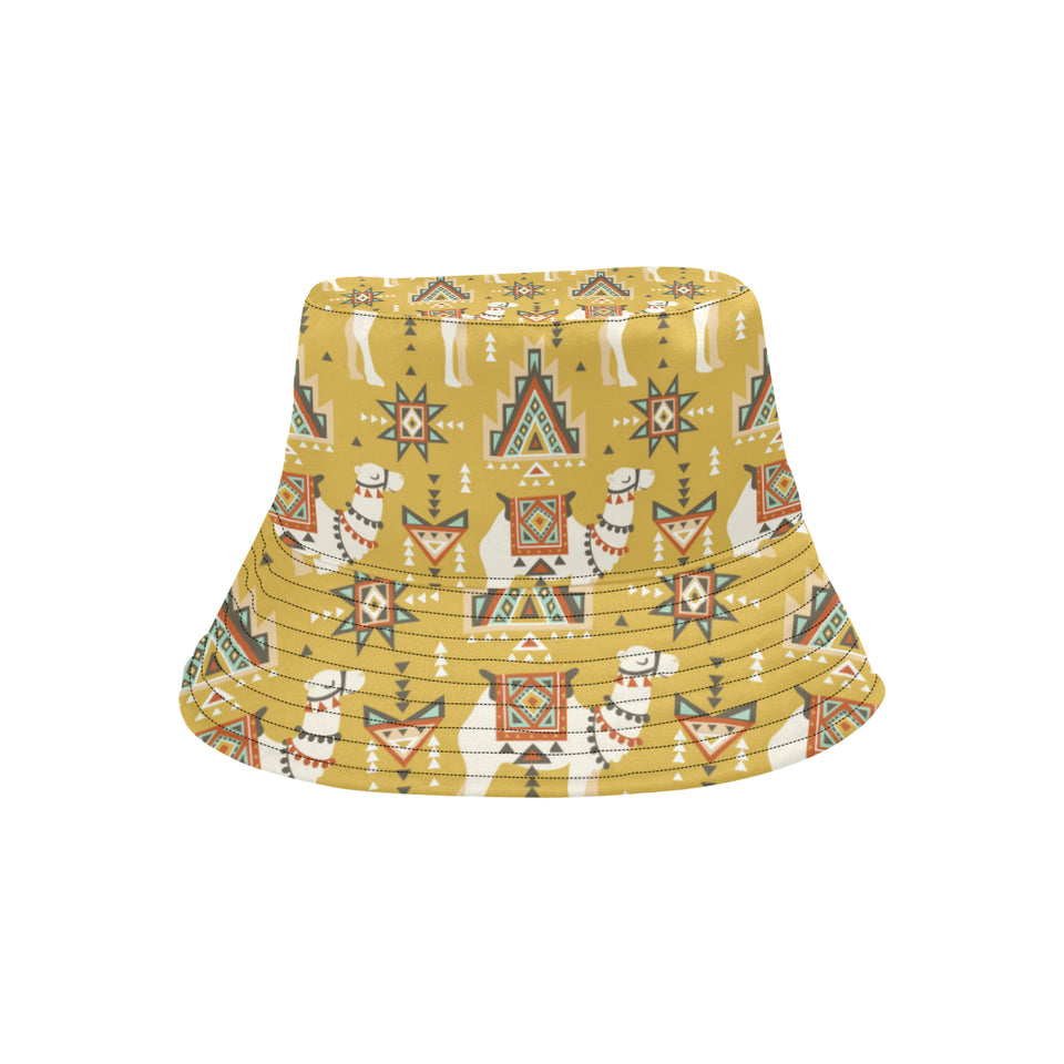 Camels ethnic motif pattern Unisex Bucket Hat