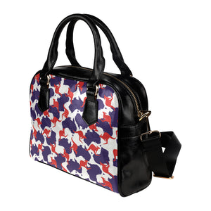 Kangaroo Australian pattern Shoulder Handbag