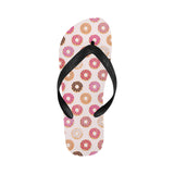 Colorful donut pattern Unisex Flip Flops