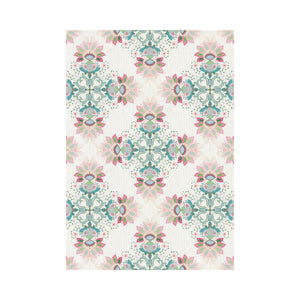 Square floral indian flower pattern House Flag Garden Flag