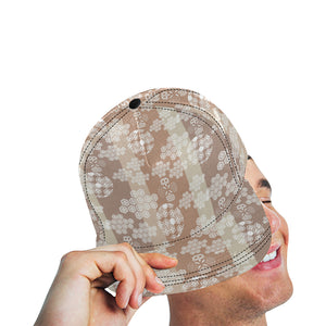 Beautiful hexagon japanese  pattern All Over Print Snapback Cap