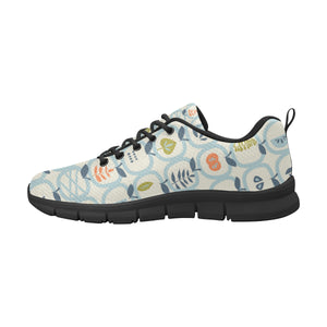 apples leaves pattern Men's Sneaker Shoes