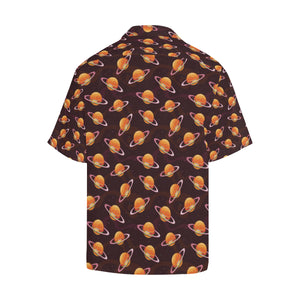 Hamburger Pattern Print Design 05 Men's All Over Print Hawaiian Shirt (Model T58)