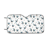 Swallow Pattern Print Design 04 Car Sun Shade
