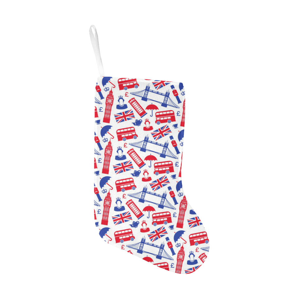 British Pattern Print Design 01 Christmas Stocking