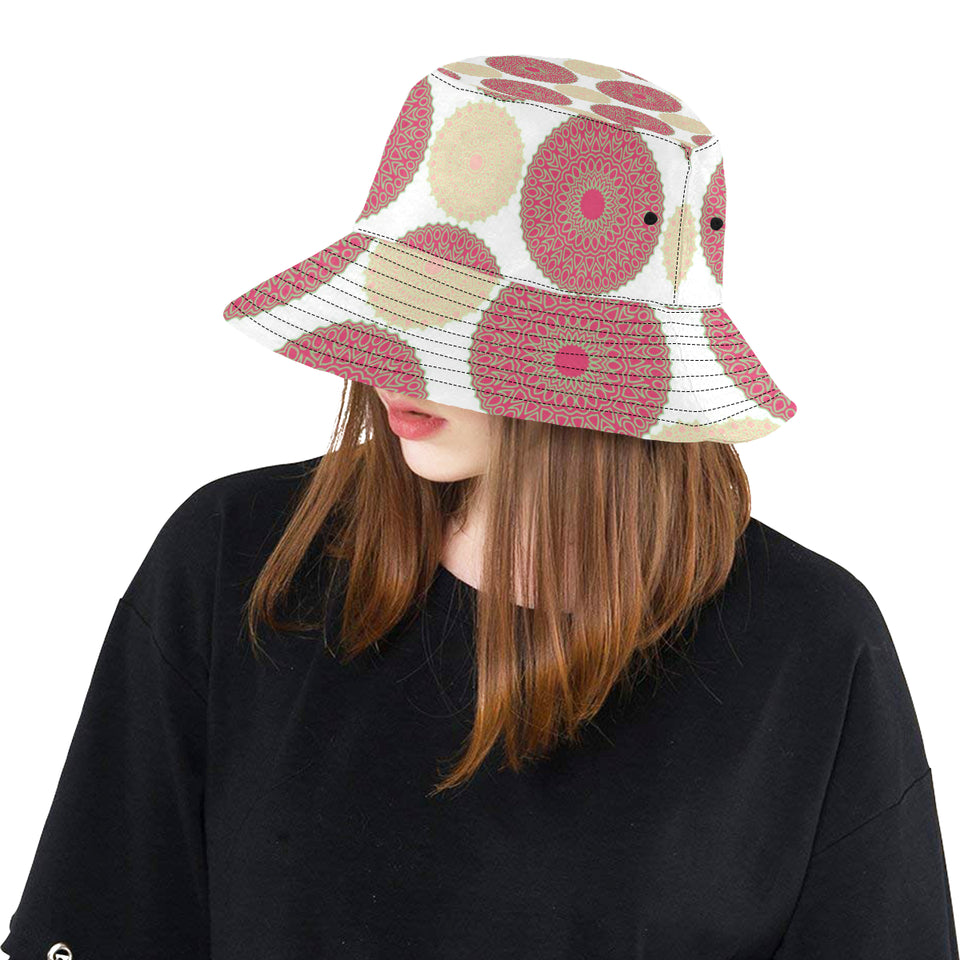 Circle indian pattern Unisex Bucket Hat