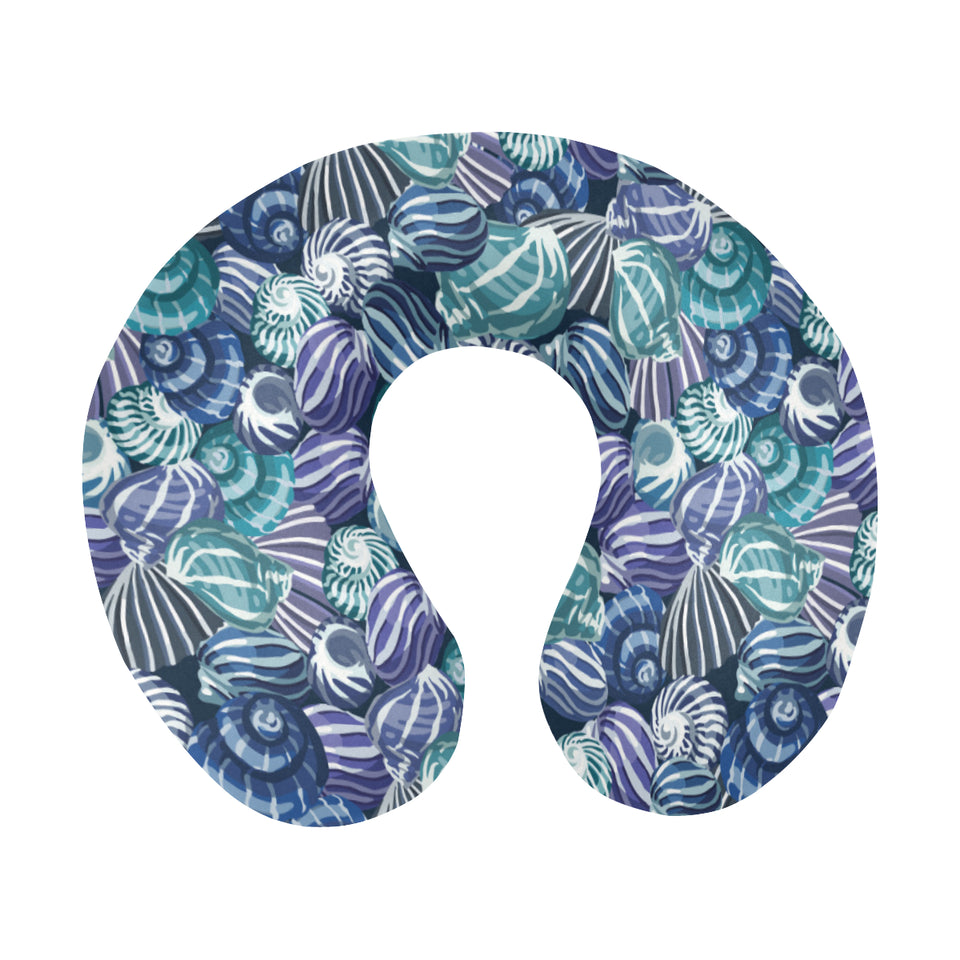 Shell design pattern U-Shaped Travel Neck Pillow