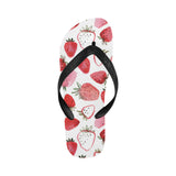 watercolor hand drawn beautiful strawberry pattern Unisex Flip Flops