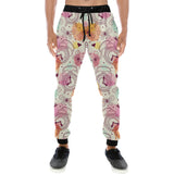 Clock butterfly pattern Unisex Casual Sweatpants