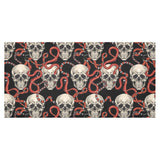 Red snake skull pattern Tablecloth