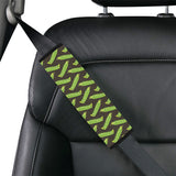 Green Peas Pattern Print Design 05 Car Seat Belt Cover