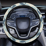 apples leaves pattern Car Steering Wheel Cover