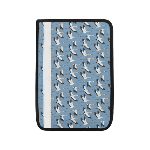 Seagull Pattern Print Design 04 Car Seat Belt Cover