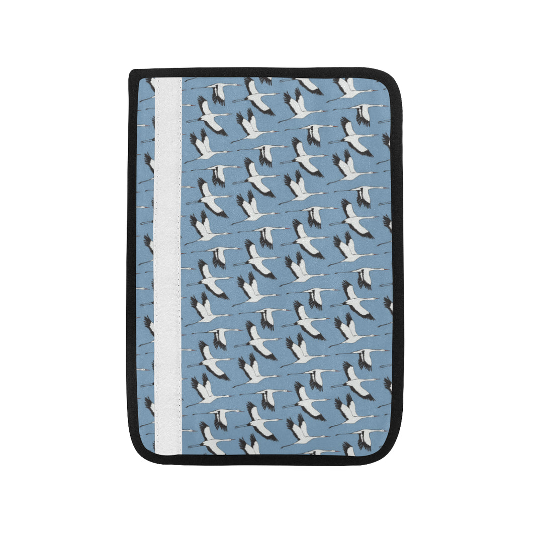 Seagull Pattern Print Design 04 Car Seat Belt Cover