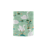 White swan lake pattern Morphing Mug Heat Changing Mug