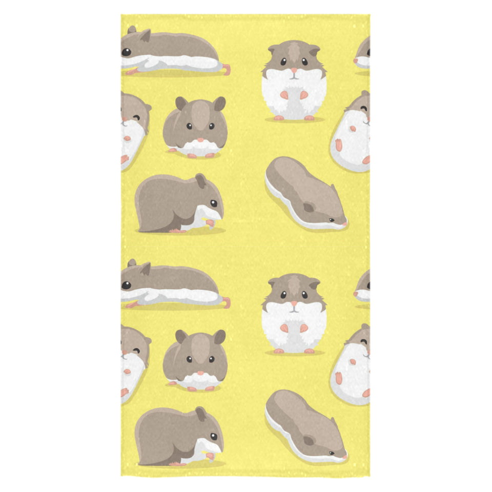 Cute Hamster pattern Bath Towel
