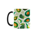 Avocado design pattern Morphing Mug Heat Changing Mug