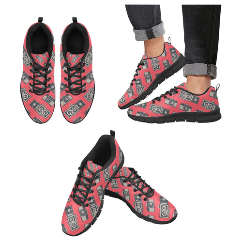 Camera Pattern Print Design 05 Men's Breathable Sneakers ( Model 055)