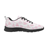 Watercolor pink heart pattern Women's Sneaker Shoes