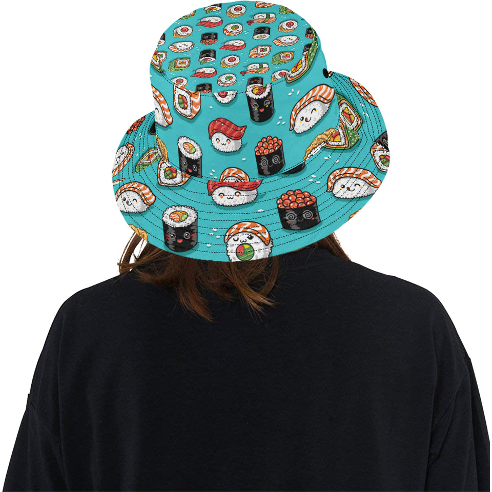 Cute sushi pattern Unisex Bucket Hat