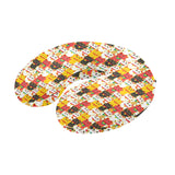 Colorful Maneki neko cat pattern U-Shaped Travel Neck Pillow