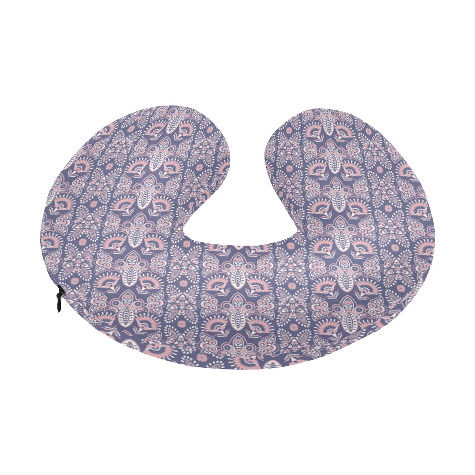 Indian Batik Style pattern U-Shaped Travel Neck Pillow