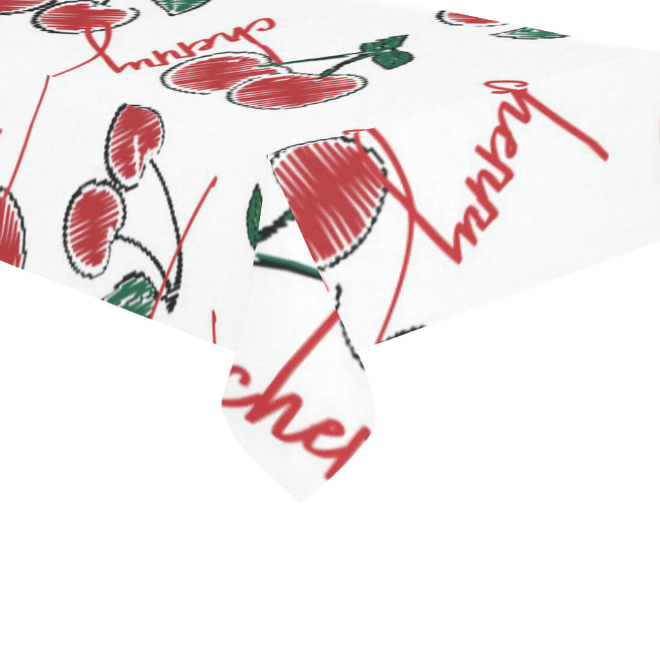 Hand drawn cherry pattern Tablecloth