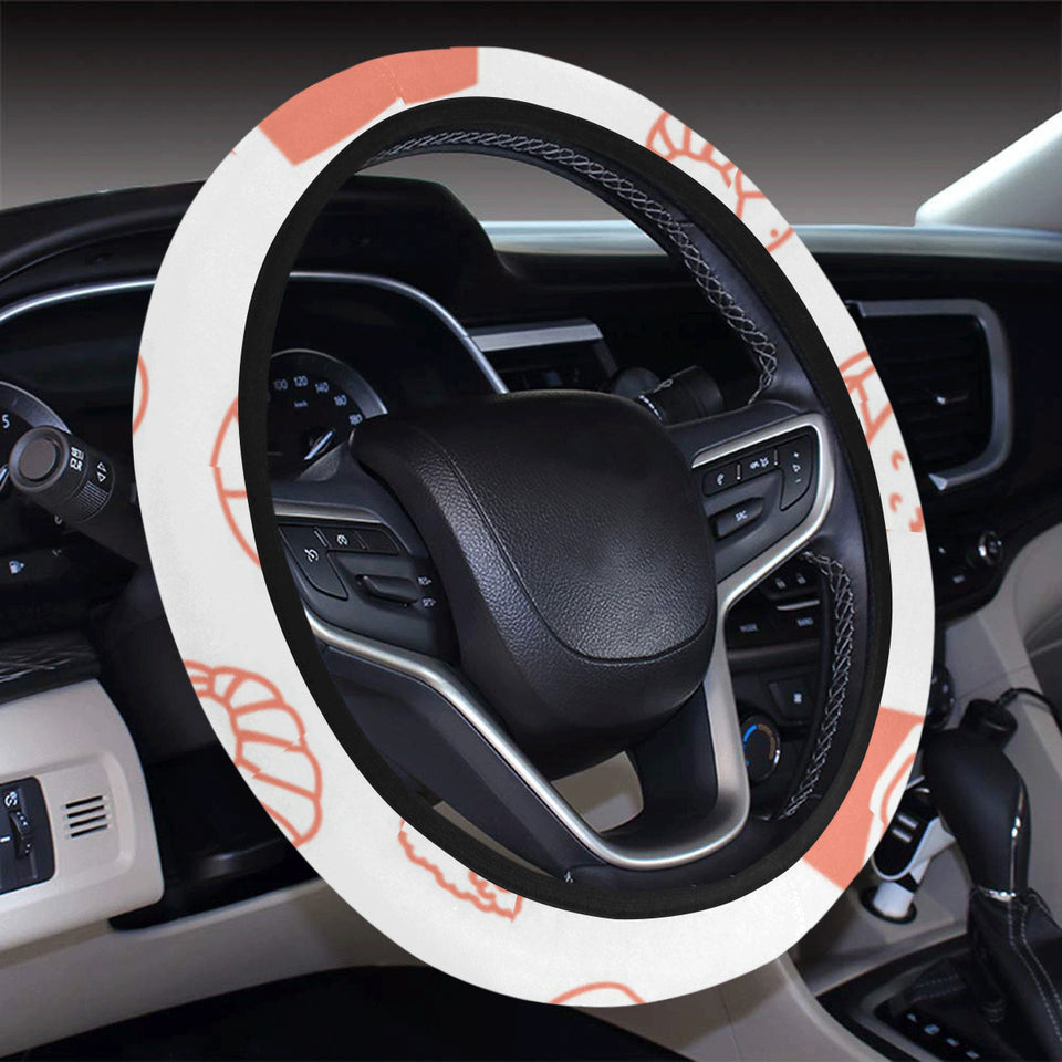 Sushi pattern Car Steering Wheel Cover