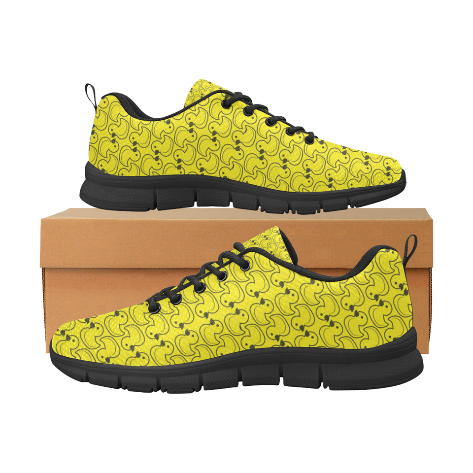 Duck Toy Pattern Print Design 02 Men's Breathable Sneakers ( Model 055)