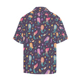 beautiful mermaid Fish jellyfish algae other marin Men's All Over Print Hawaiian Shirt