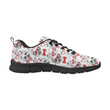 Yorkshire Terrier Pattern Print Design 04 Men's Breathable Sneakers ( Model 055)