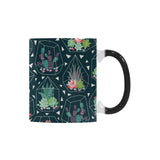 Cactus glass terrarium pattern Morphing Mug Heat Changing Mug