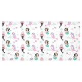 cute mermaid dolphin fish starfish pattern Tablecloth