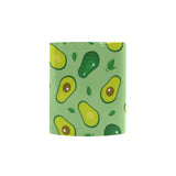 Avocado pattern green background Morphing Mug Heat Changing Mug