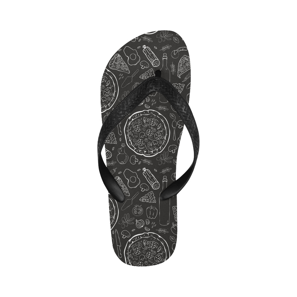 Pizza pattern Unisex Flip Flops