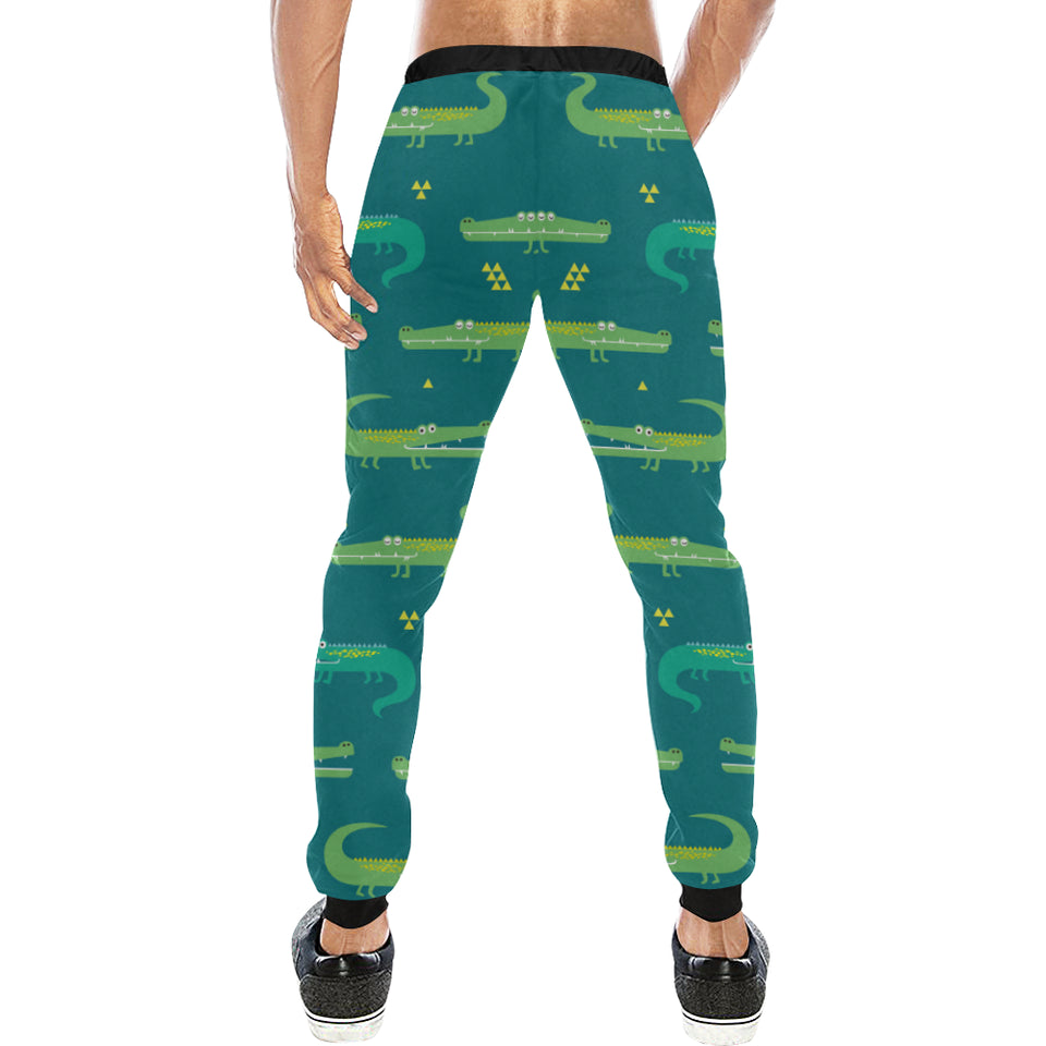 Crocodile pattern Unisex Casual Sweatpants