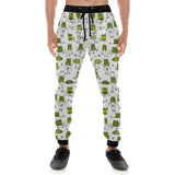 Sketch funny frog pattern Unisex Casual Sweatpants