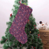 Eiffel Tower Heart Pattern Print Design 04 Christmas Stocking