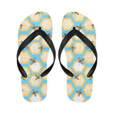 Bee honeycomb pattern Unisex Flip Flops