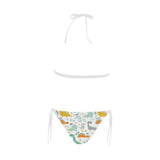Cute funny kids dinosaurs pattern Sexy Bikinis Two-Piece Swimsuits