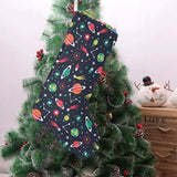 colorful space pattern planet star Christmas Stocking