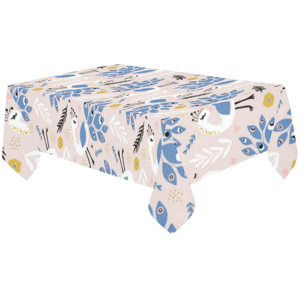 Cute peacock pattern Tablecloth