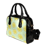 slice of lemon pattern Shoulder Handbag