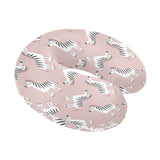 Cute zebra pattern U-Shaped Travel Neck Pillow