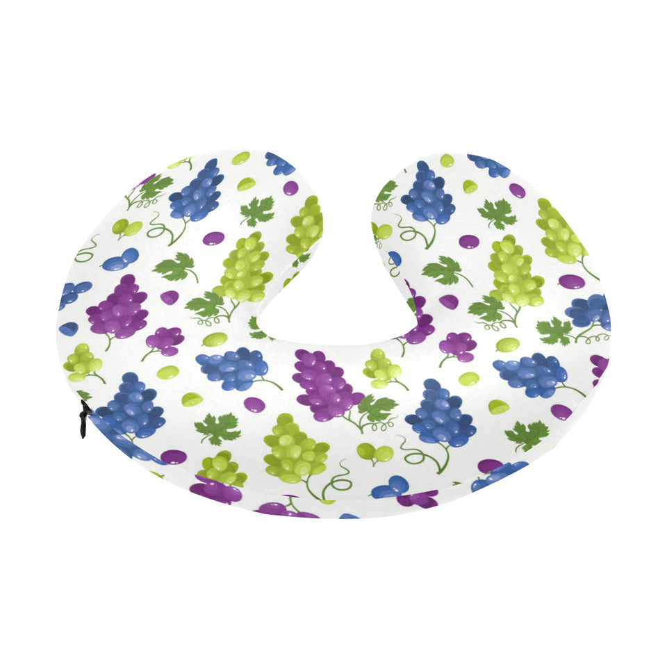 Grape pattern U-Shaped Travel Neck Pillow