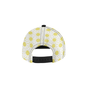 hand drawn sun pattern All Over Print Snapback Cap