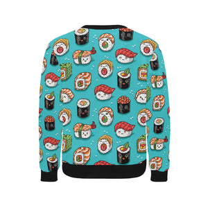 Cute sushi pattern Men's Crew Neck Sweatshirt