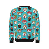 Cute sushi pattern Men's Crew Neck Sweatshirt