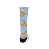 Beer pattern Crew Socks
