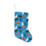 Colorful rhino pattern Christmas Stocking